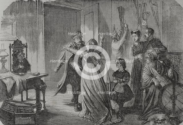 Franco-Prussian War (1870-1871): The return of the German soldier, 1871. Creator: Fusté.