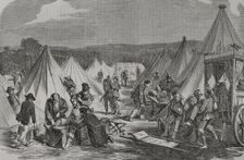 Franco-Prussian War (1870-71): The French camp of Marshal Mac Mahon at Reichshoffen..., 6 Aug 1870. Creator: Unknown