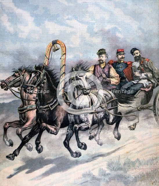 Franco-Russian Alliance, 1893. Artist: Henri Meyer
