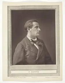 François Coppée (French poet and novelist, 1842-1908), c. 1876. Creator: Nadar