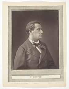 François Coppée (French poet and novelist, 1842-1908), c. 1876. Creator: Nadar