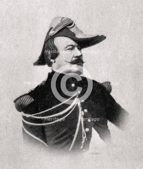 Francois Certain Canrobert, French general, 1869. Artist: Unknown