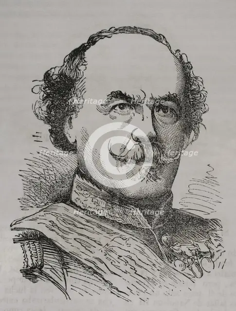 François Certain de Canrobert (1809-1895), Marshal of France, 1870.  Creator: Unknown.