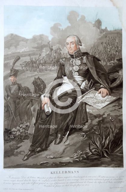 François Christophe Kellermann (1735-1820), Duc de Valmy , 1790s.
