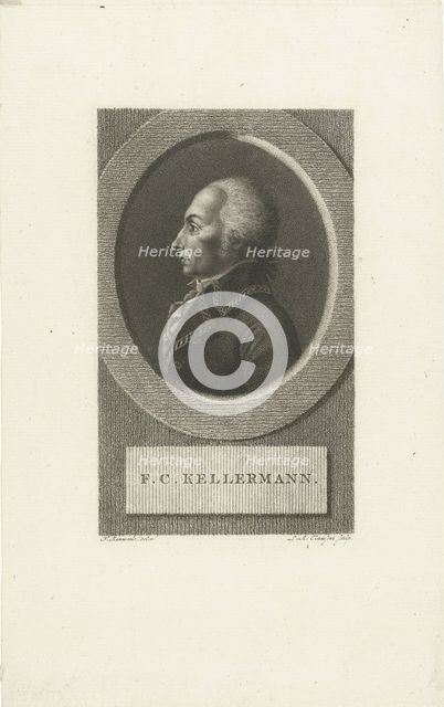 François Christophe Kellermann (1735-1820), Duc de Valmy , 1790s.