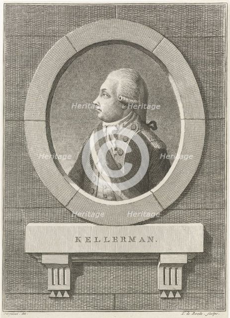 François Christophe Kellermann (1735-1820), Duc de Valmy , 1792.