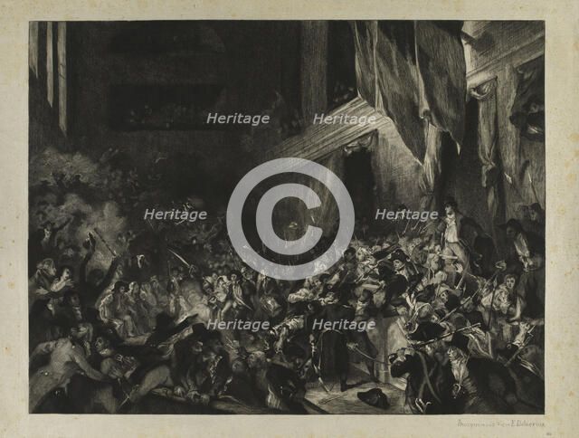 François Antoine de Boissy d'Anglas saluting Jean Féraud's head during the Prairial uprising, .