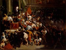 François Antoine de Boissy d'Anglas saluting Jean Féraud's head during the Prairial uprising, 1831