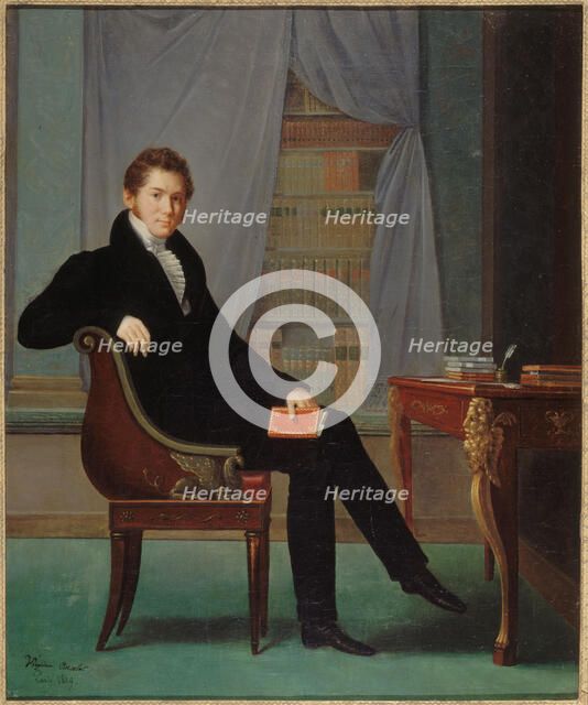 François Ancelot (1794-1854), auteur dramatique, 1819. Creator: Virginie Ancelot.