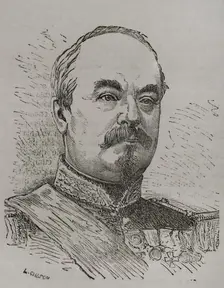 François Achille Bazaine (1811-1888), Marshal of France, 1870. Creator: L Chapon