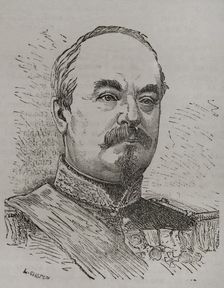 François Achille Bazaine (1811-1888), Marshal of France, 1870. Creator: L Chapon