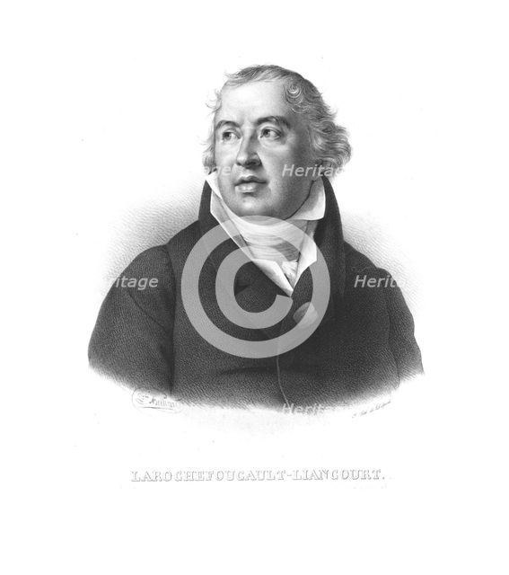 François Alexandre Frédéric, duc de la Rochefoucauld-Liancourt, (c1820s).  Artist: Zéphirin Félix Jean Marius Belliard.