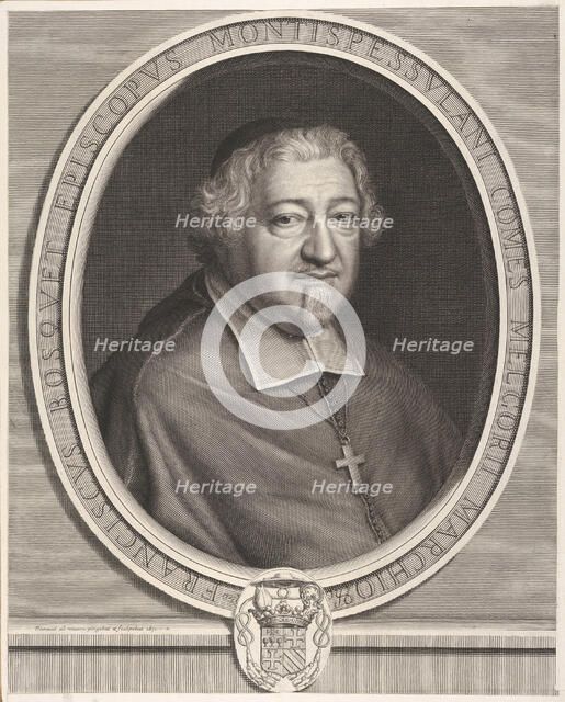 François Bosquet, 1671. Creator: Robert Nanteuil.
