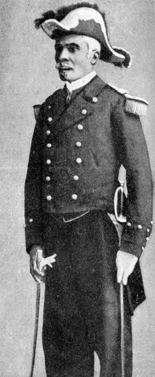 François C. Antoine Simon, president of Haiti, dressed as an admiral, 1922