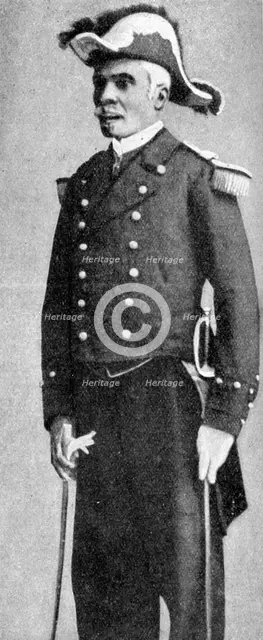 François C. Antoine Simon, president of Haiti, dressed as an admiral, 1922. Artist: Unknown
