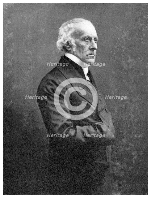 Francois Guizot, French historian, orator and statesman, c1845-1874. Artist: Unknown