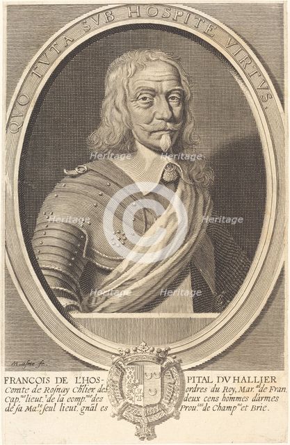 François de l'Hospital du Hallier. Creator: Michel Lasne.