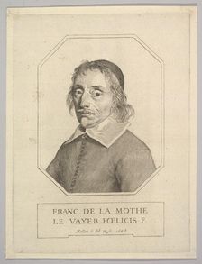 François de La Mothe Le Vayer, 1648. Creator: Claude Mellan
