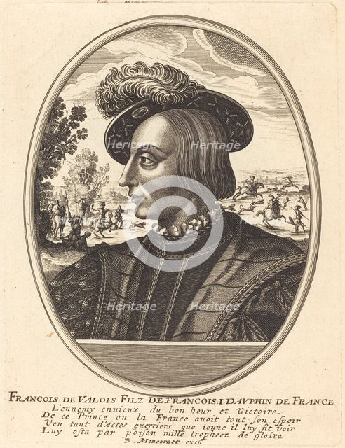 François de Valois. Creator: Balthasar Moncornet.