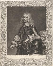 François de Vendôme, duc de Beaufort, ca. 1649. Creator: Robert Nanteuil