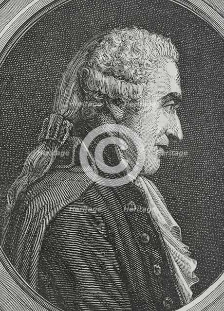 François Denis Tronchet, (1726-1806), French jurist, 1876.  Creator: Unknown.