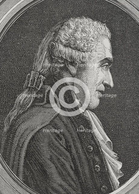 François Denis Tronchet, (1726-1806), French jurist, 1876.  Creator: Unknown.