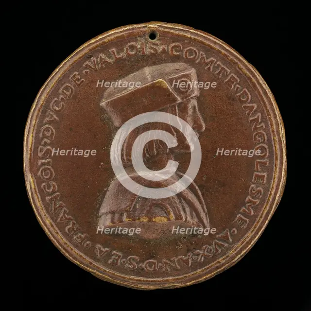 François, Duke of Valois, 1494-1547, afterwards François I, King of France 1515 [obverse], 1504. Creator: Giovanni Candida.