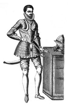 Francois, Duke of Anjou and Alencon, in damascened armour, 16th century, (1870)
