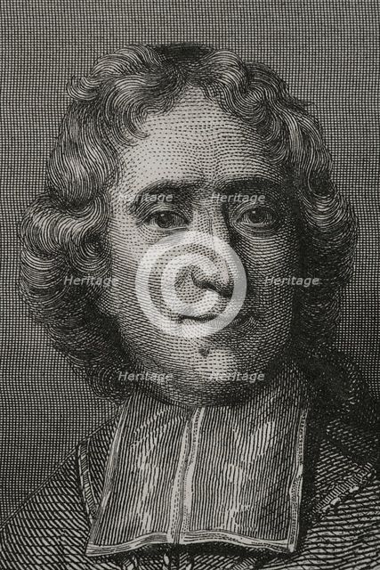 François Fénelon, (1651-1715), French theologian, Catholic bishop, poet and writer, 1856. Creator: Charles Geoffroy.