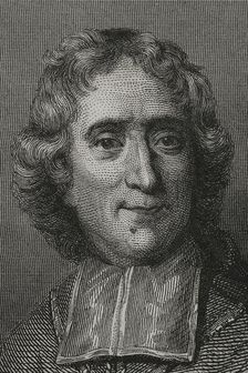 François Fénelon, (1651-1715), French theologian, Catholic bishop, poet and writer, 1856. Creator: Charles Geoffroy