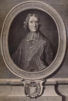 Francois Fenelon, French Catholic archbishop, theologian, writer and poet, c18th century (1894). Artist: Benoit Audran I