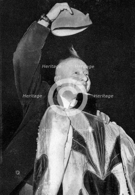 Francois Fratellini, French circus clown, 1938. Artist: Unknown