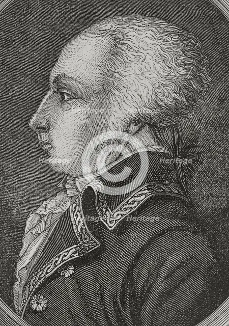 François Kellermann (François Christophe de Kellermann) (1735-1820), French military, 1876.  Creator: Pannemaker.