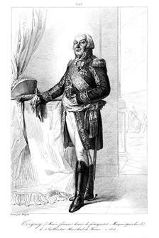 François-Henri de Franquetot de Coigny (1737-1821), Marshal of France, 1839.Artist: Darodes