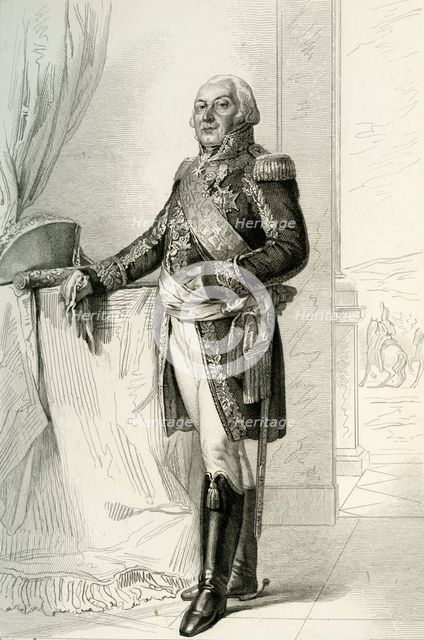François-Henri de Franquetot de Coigny, 1804, (1839). Creator: Darodes.