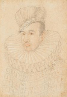 François-Hercule de France, duc d'Alençon (1554-1584), c1580. Creator: Dumonstier; Etienne; (Circle) (1540-1603)