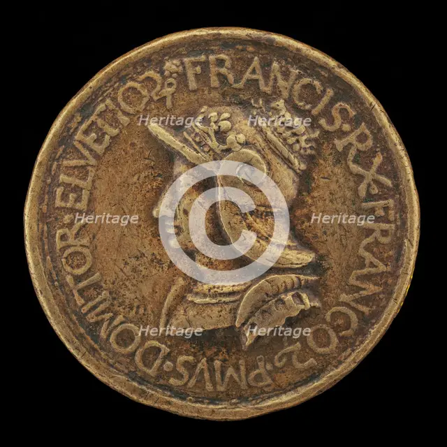 François I, 1494-1547, King of France 1515 [obverse], 1515 or after. Creator: Unknown.