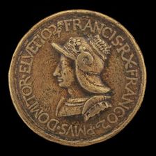 François I, 1494-1547, King of France 1515 [obverse], 1515 or after. Creator: Unknown