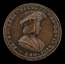 François I, 1494-1547, King of France 1515 [obverse], 1515 or after. Creator: Giovanni Maria Pomedelli