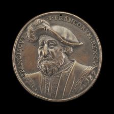 François I, 1494-1547, King of France 1515 [obverse], 1537. Creator: Ludwig Neufahrer