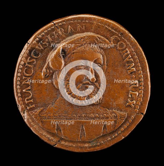 François I, 1494-1547, King of France 1515 [obverse], 16th century. Creator: Unknown.