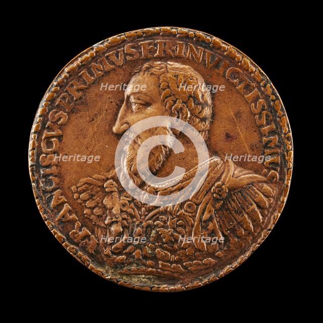 François I, 1494-1547, King of France 1515, probably 1538/1544. Creator: Matteo dal Nassaro.