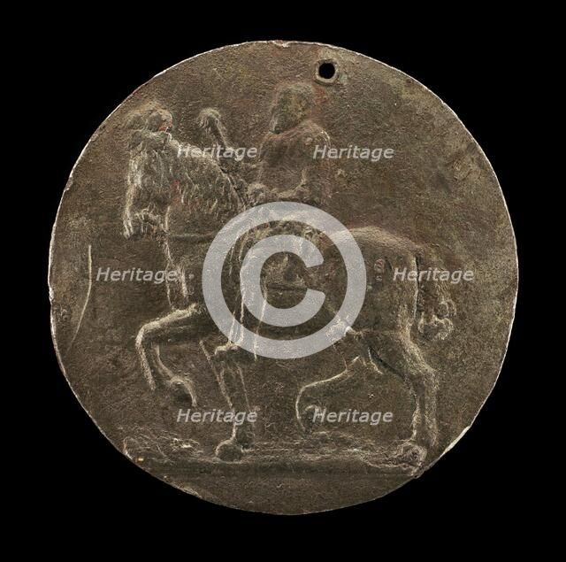 François I on Horseback [reverse], early 16th century. Creator: Unknown.