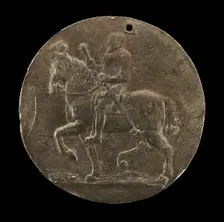 François I on Horseback [reverse], early 16th century. Creator: Unknown