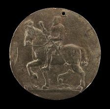 François I on Horseback [reverse], early 16th century. Creator: Unknown