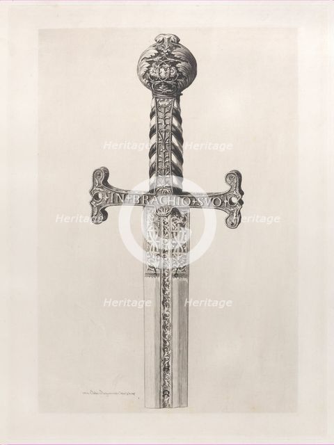 François Ier's Sword, 1864. Creator: Jules-Ferdinand Jacquemart.