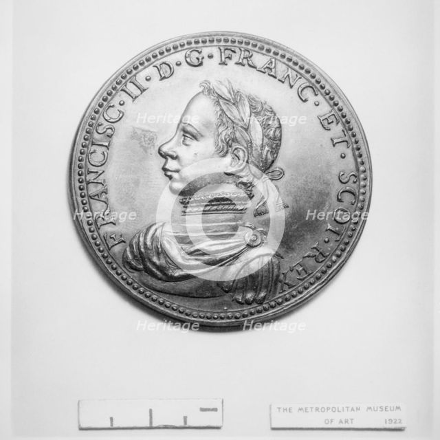 François II, King of France, King Consort of Scotland, French, probably Paris, struck c1600-1635. Creator: Unknown.