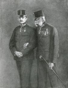 Francois-Joseph et Charles de Habsbourg 1914. Creator: J Simont