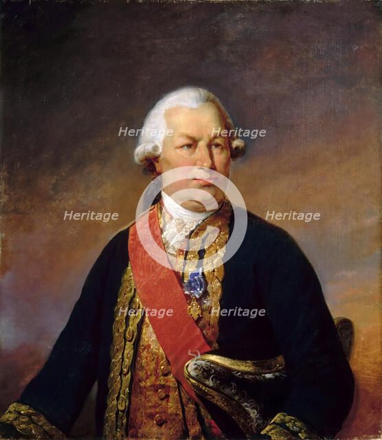 François Joseph Paul de Grasse (1722-1788). Artist: Mauzaisse, Jean-Baptiste (1784-1844)