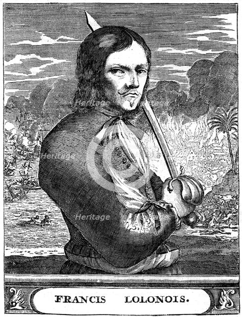 Francois l'Ollonois, 17th century French buccaneer, c1880. Artist: Unknown